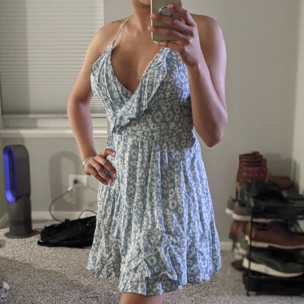Strappy tie-back summer dress